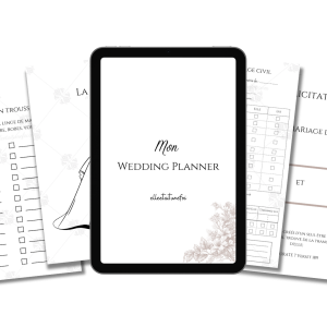E-Planner Digital " Mon Wedding Planner " à télécharger