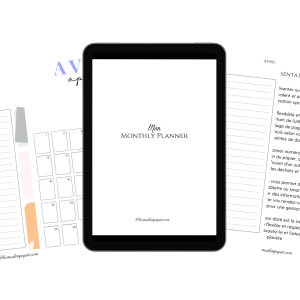 Mon Monthly Planner ( téléchargeable)